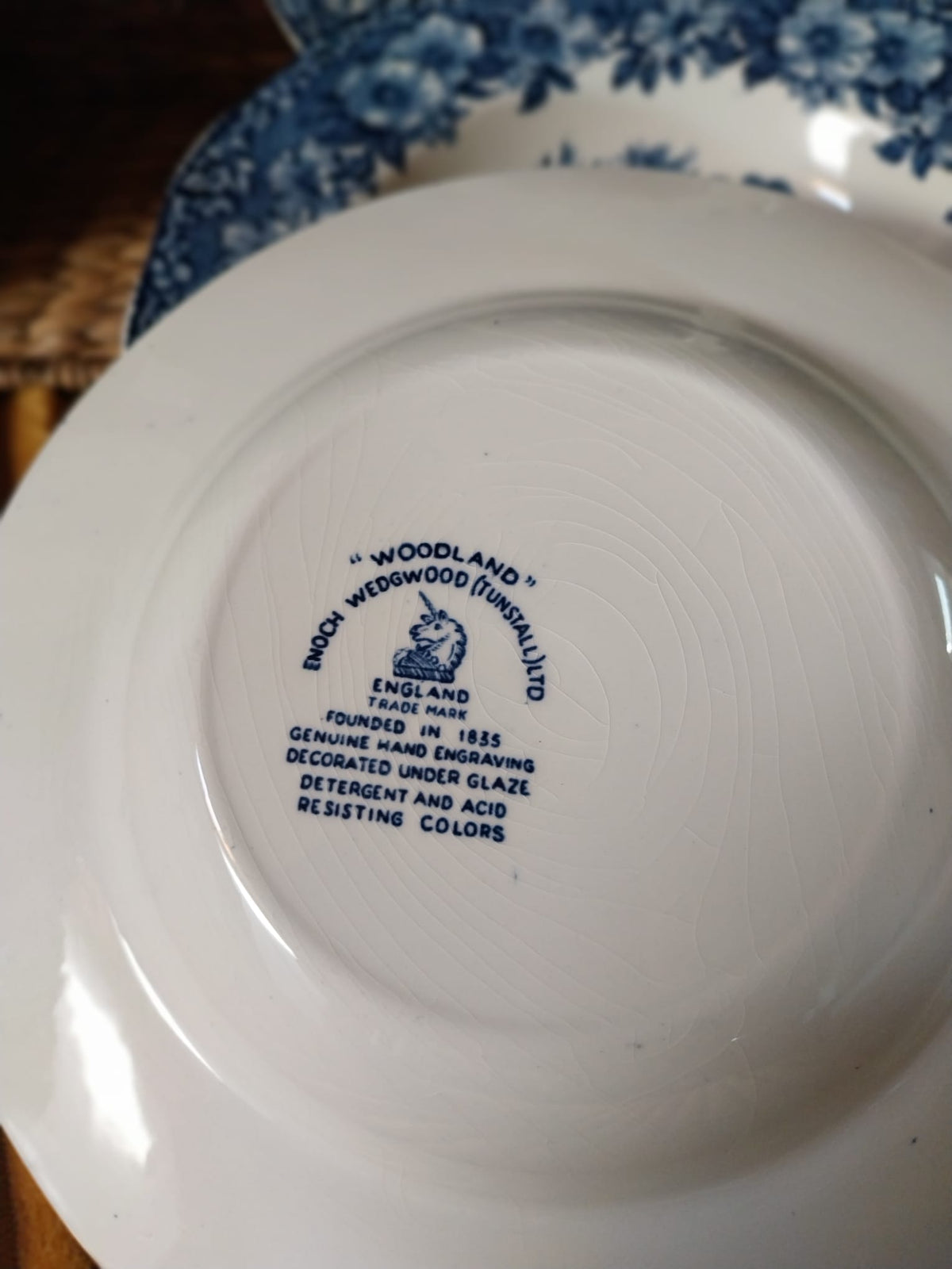 Assiette creuse anglaise Woodland – Enoch Wedgwood