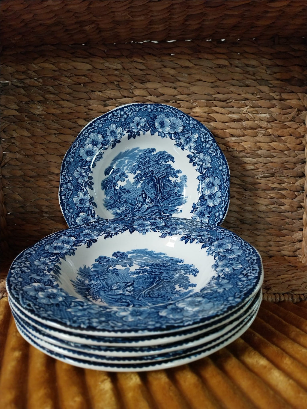 Assiette creuse anglaise Woodland – Enoch Wedgwood