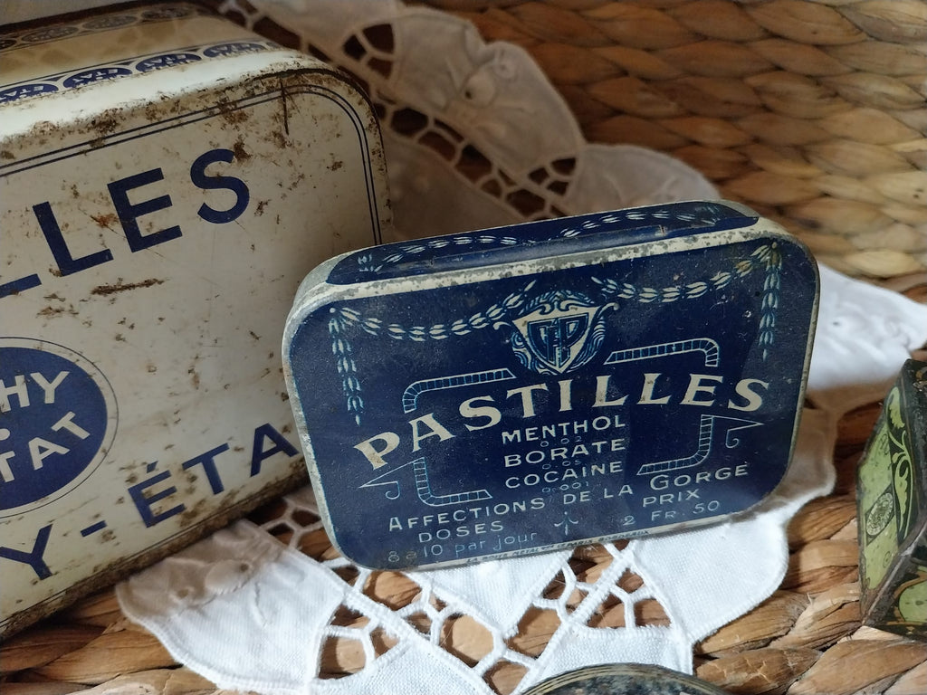 Boîte ancienne de pastilles Menthol-Borate – Années 1920