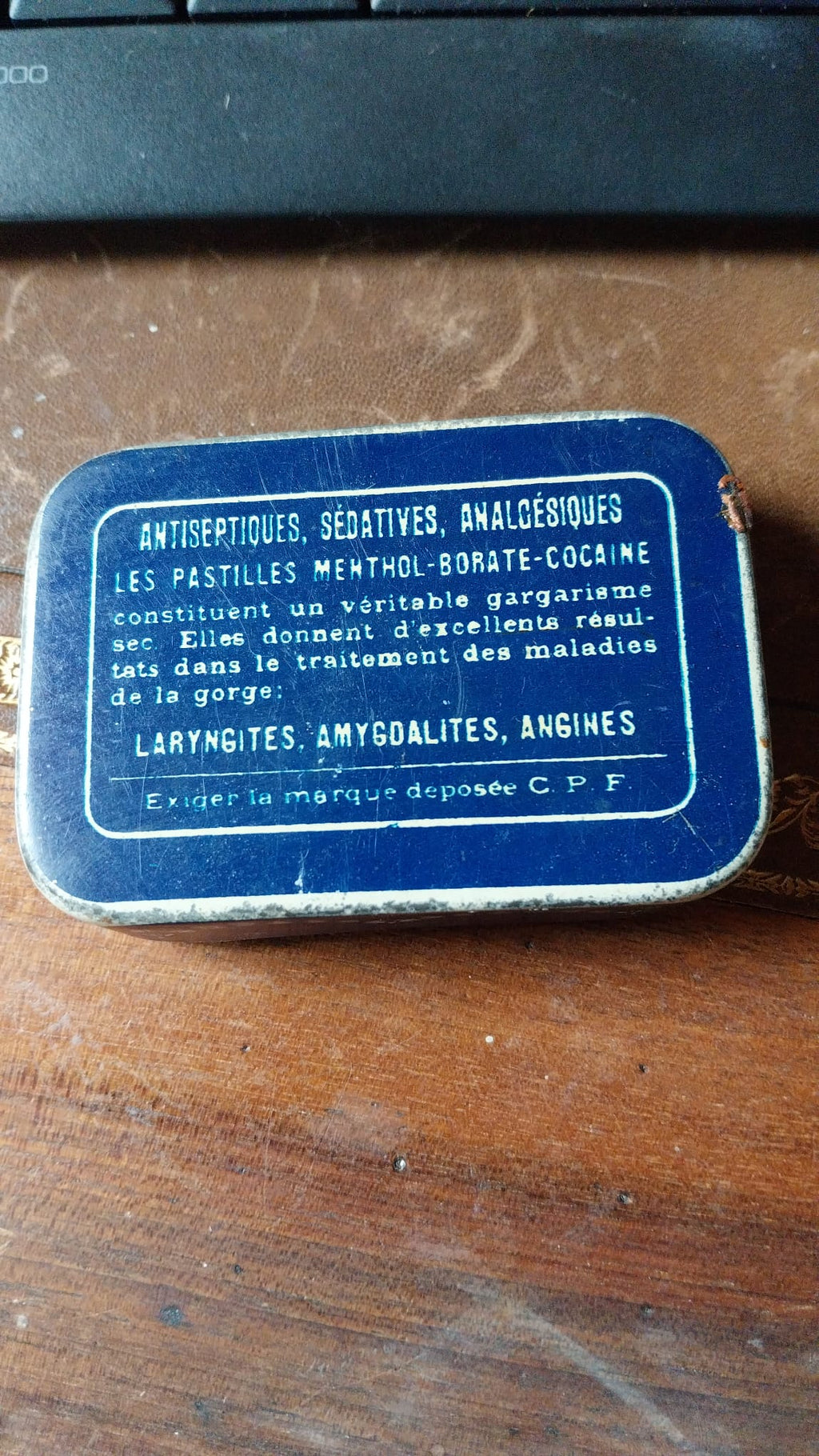 Boîte ancienne de pastilles Menthol-Borate – Années 1920